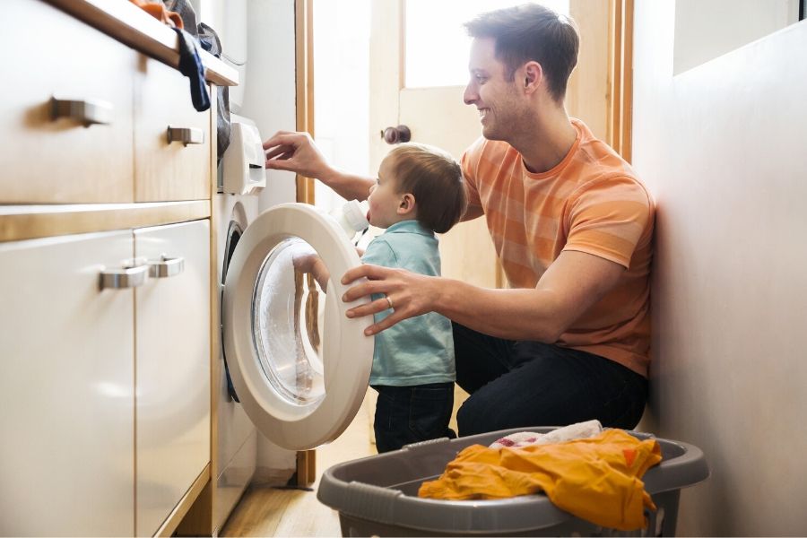 The 5 Step Wash Routine from the Australian Nappy Association