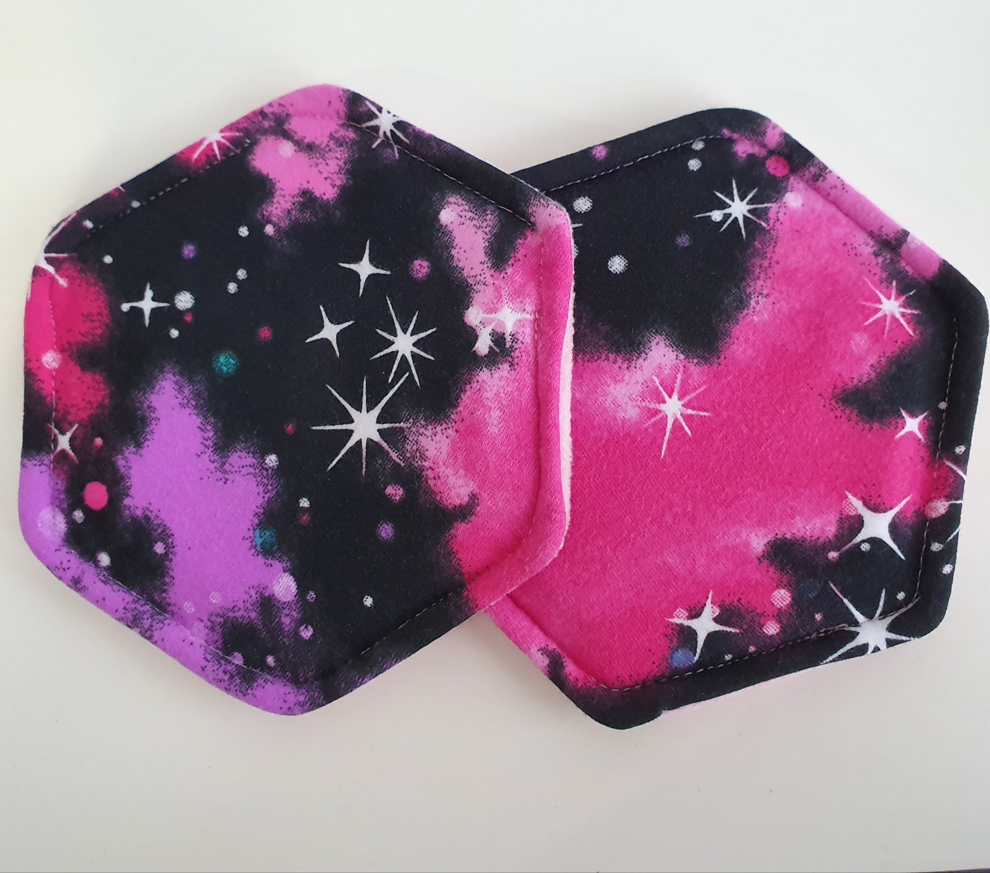 Reusable Breast Pads - Hex - Cloth Nappies Down Under