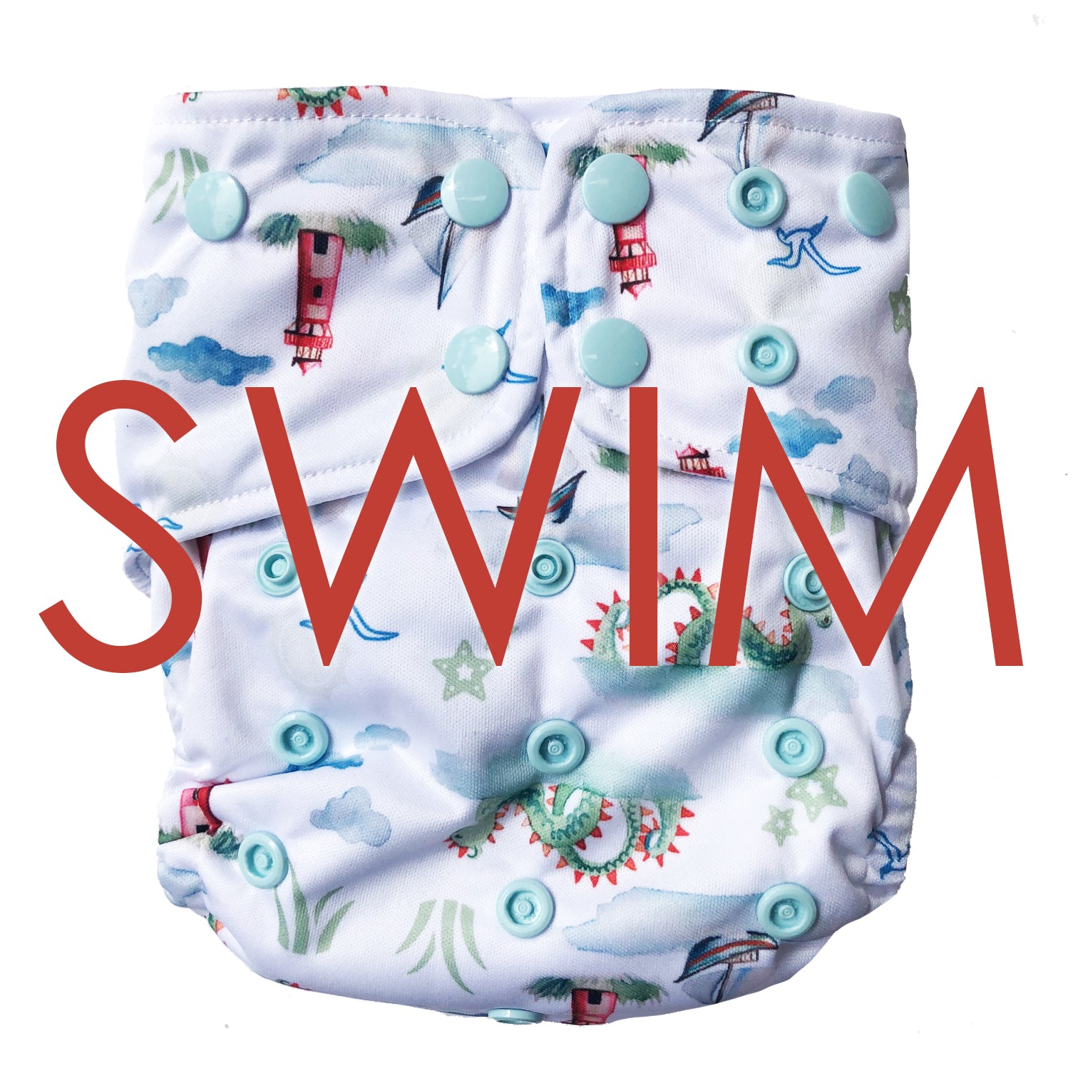 Lighthouse Kids Swim Nappy Cloth Nappies Down Under